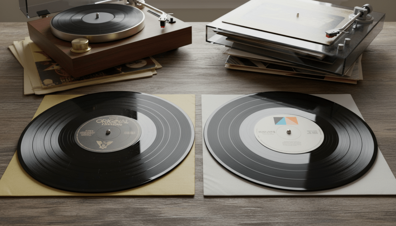 découvrez comment différencier un pressing original d'une réédition vinyle et pourquoi cette distinction est essentielle pour les collectionneurs et amateurs de musique.