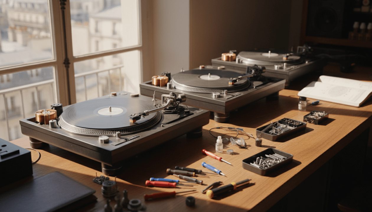 découvrez notre guide complet pour la réparation des platines technics sl-1200 mk2, mk5 et m5g à paris. services professionnels, conseils pratiques et adresses fiables pour entretenir et restaurer vos platines vinyles.